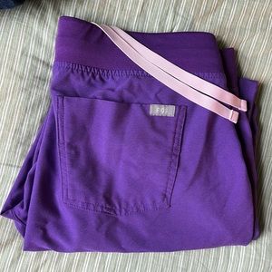 Womens Figs Ultra Violet Zamora Jogger Scrub Pants